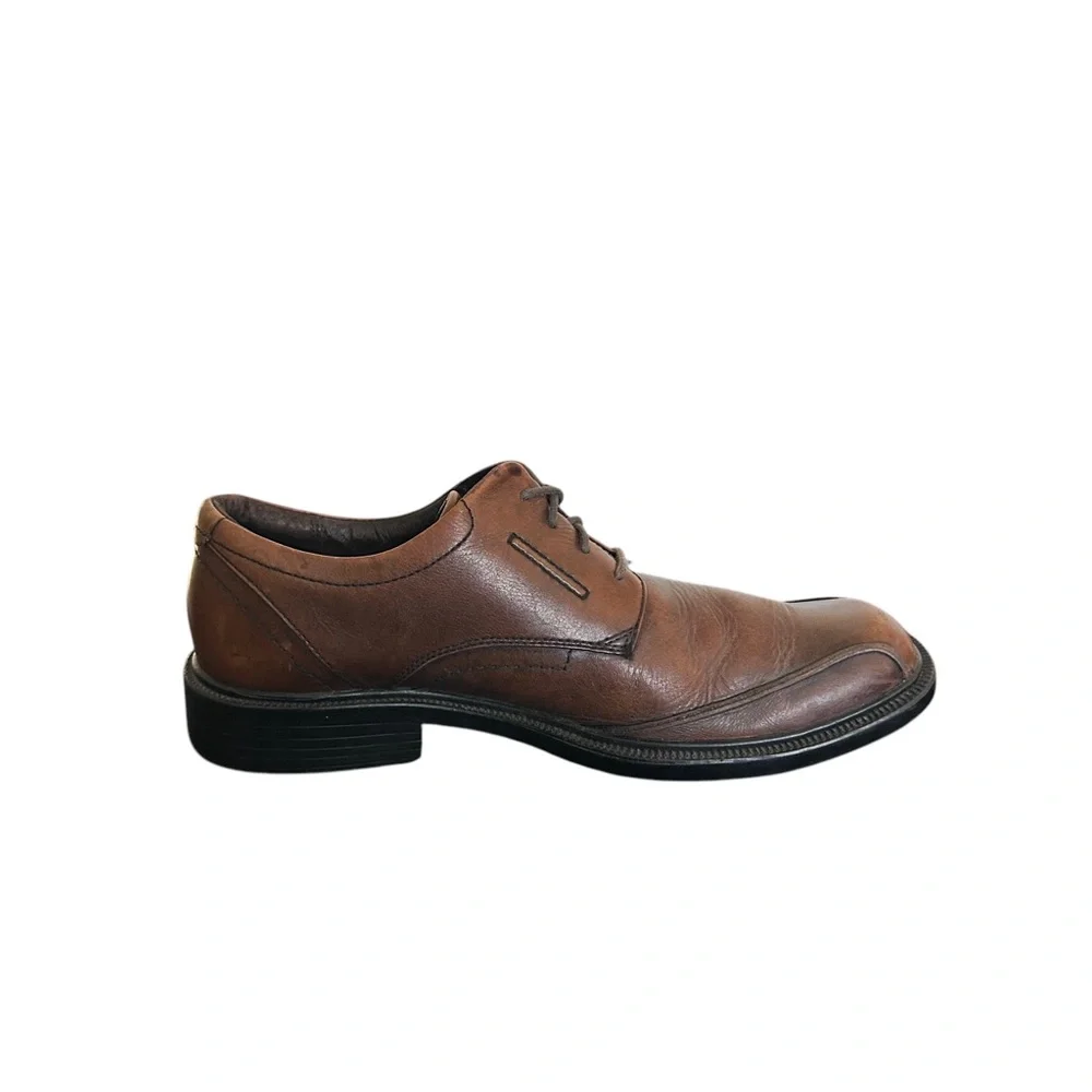 Clarks Active Air 73176 Mens Brown Leather Lace Oxfords Shoes Size 10 M